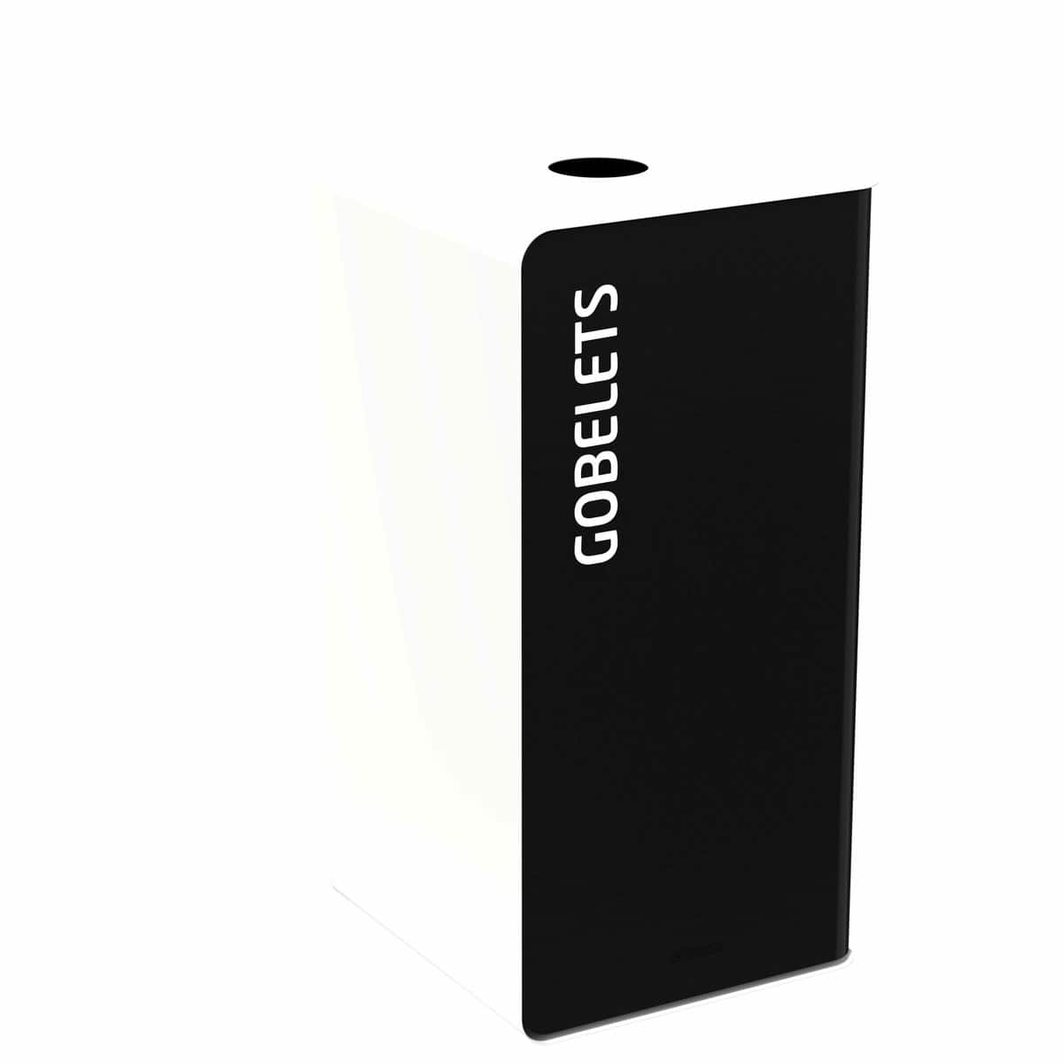 Borne de tri sélectif - 75l - SAC 110l - GOBELETS