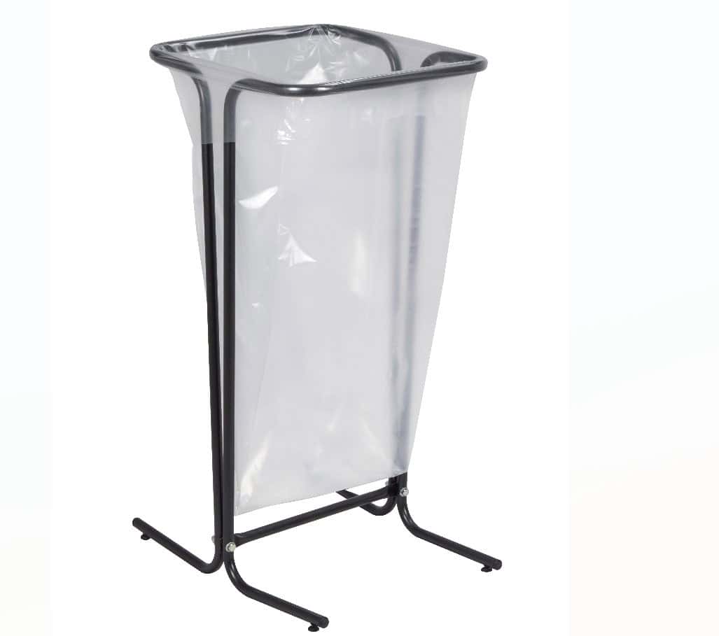 Support sac tubulaire sur pieds TUBAG - 110L Bleu GRIS