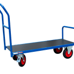 Chariot étroit charges longues, dossier fixe, 1130 x 480 mm, 250 kg