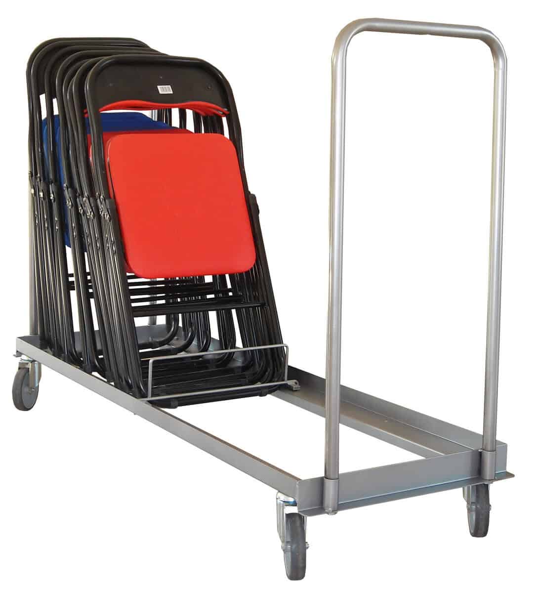 Chariot porte-chaises pliables et empilables 150 kg