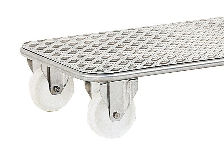 Plateau alu antidérapant pour chariot inox 800000087