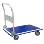 Chariot dossier repliable plateau tôle antidérapant 300 kg