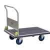 Chariot dossier repliable Prestar® plateau tôle antidérapant sans frein 500 kg – Image 2