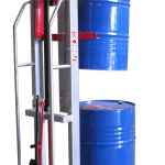 Gerbeur pour fût Levfix™ manuel avec pince automatique 300 kg