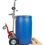 Diable dépalettiseur Roulfût® avec treuil simple griffe 350 kg