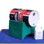 Support de soutirage 1 fût en polyéthylène, réversible, 60 L/220 L
