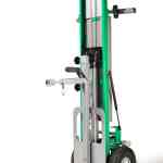 Gerbeur Tiller® avec accessoire pneus grands modèles, levée électrique, 75 kg