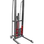 Gerbeur Levfix manuel 300 kg roulettes avant fixes Ø 80mm
