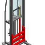 Gerbeur manuel 600 kg roulettes avant pivotantes