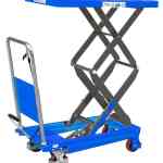 Table élévatrice manuelle double ciseaux, 150 kg