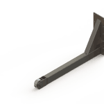 Eperon à galet inox pour Moovit et Levfix 300 kg