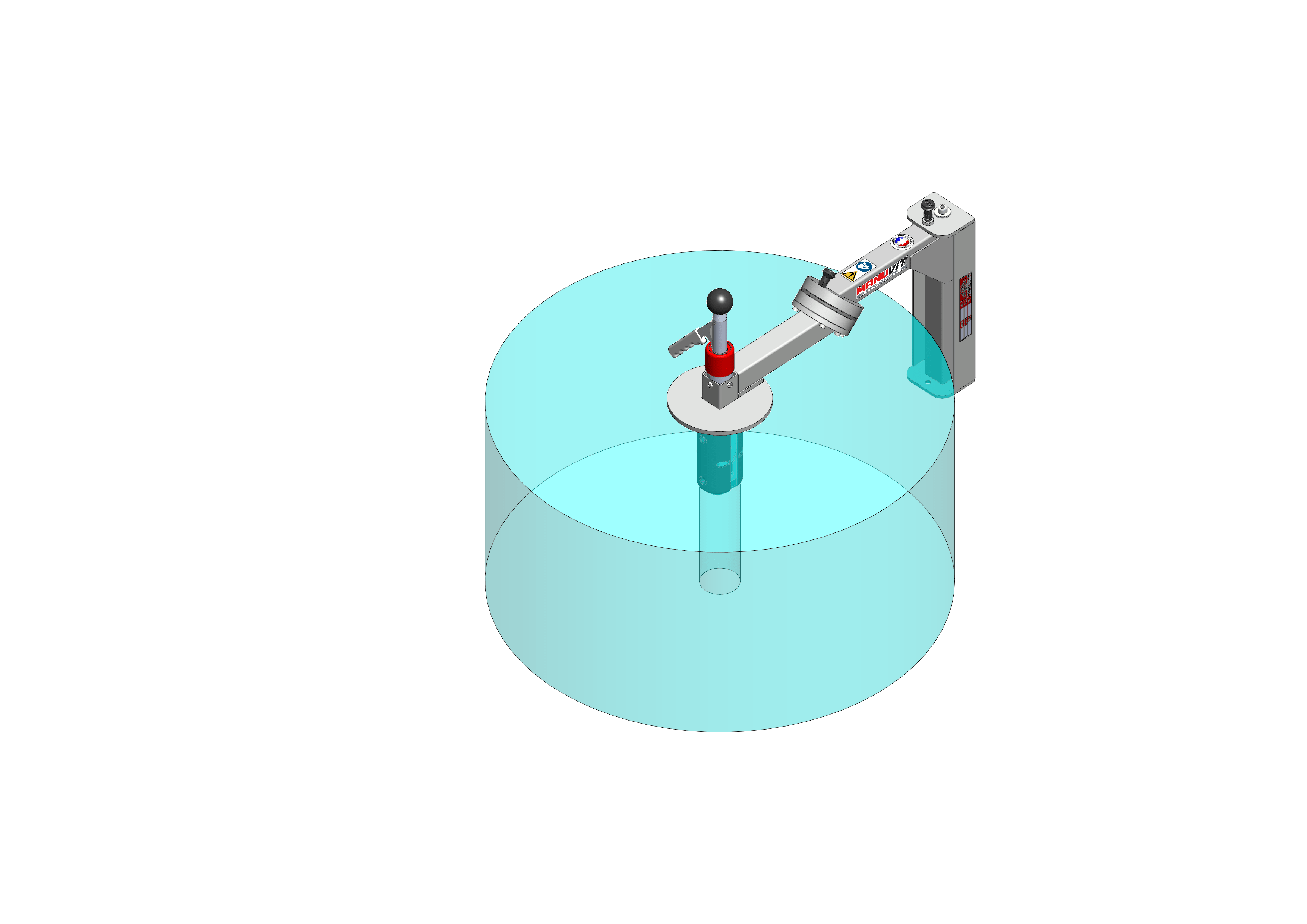 Retourneur de bobines acier pour Moovit et Levfix 300 kg