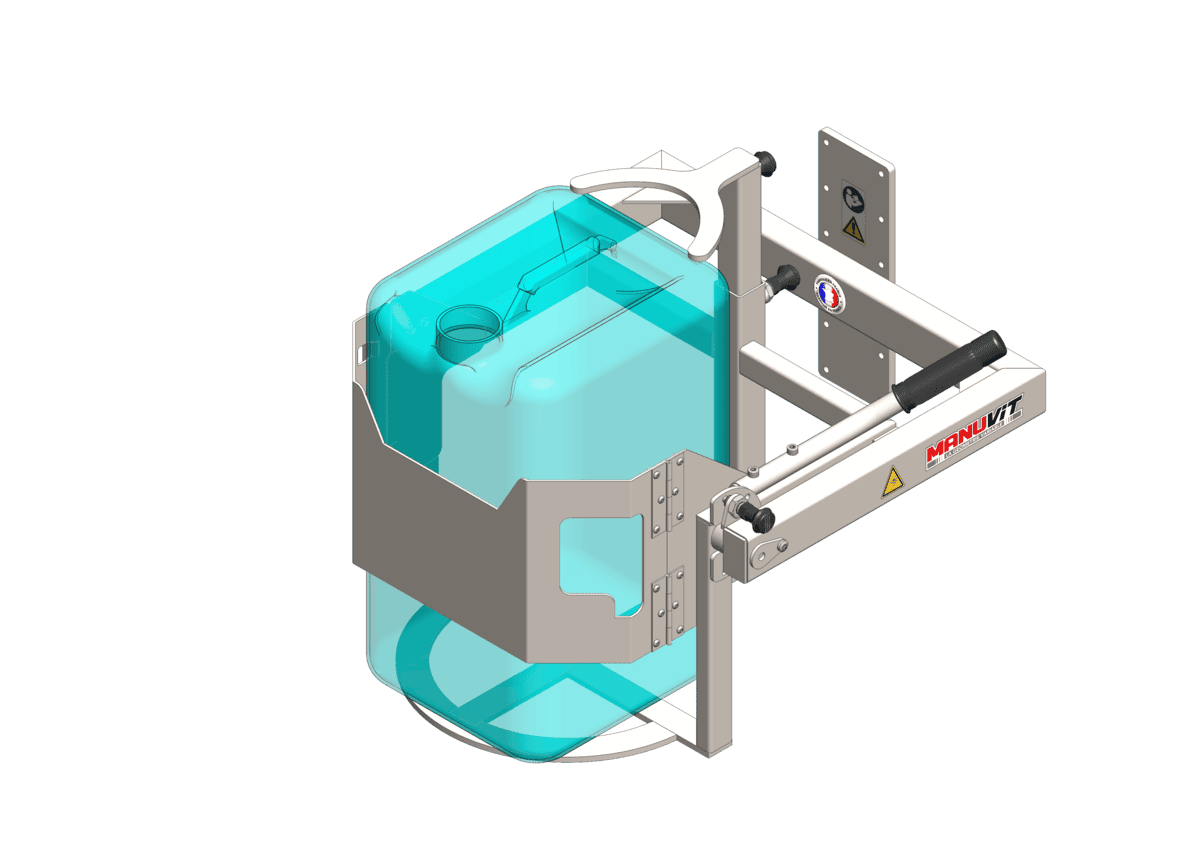 Rotobidon 20-30 L acier pour Moovit et Levfix 300 kg