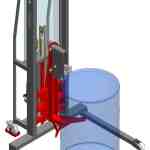 Pince pour fût acier pour gerbeurs 300 kg