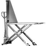 Transpalette haute levée manuelle en inox 304, 1000 kg