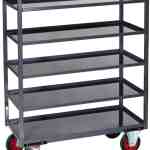 Servante multi-niveaux, 5 plateaux, 400 kg