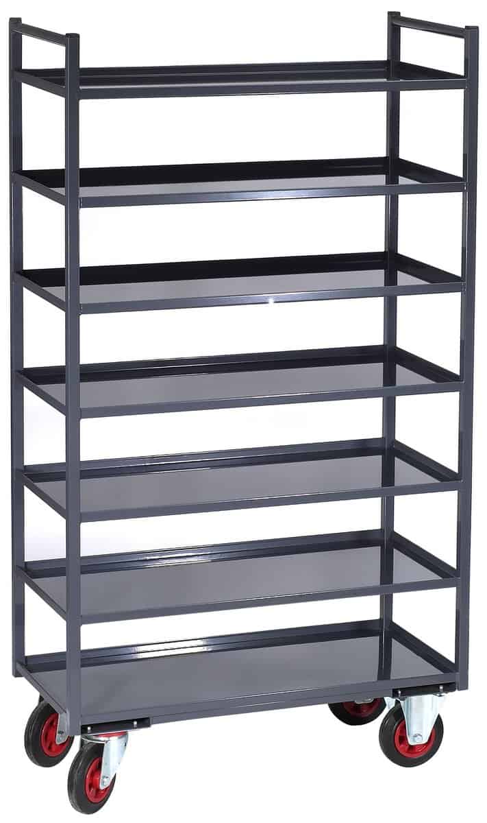 Servante multi-niveaux, 7 plateaux, 400 kg