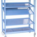 Servante à 5 plateaux inclinables réglables en hauteur, 250 kg
