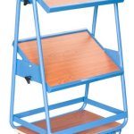 Servante à 3 plateaux bois inclinables, 200 kg