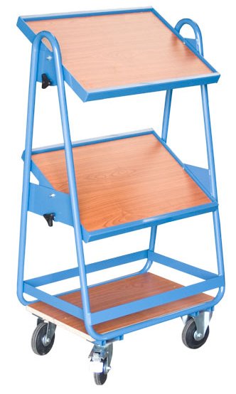 Servante à 3 plateaux bois inclinables, 200 kg
