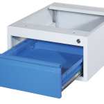 1 tiroir 460 x 660 x 220 mm pour plateau 1060 x 680 mm