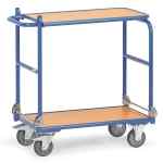 Chariot en tube acier pliable 1140, 2 plateaux