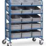Servante pour bacs 1398 - avec 15 bacs