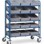 Servante pour bacs 1399 - avec 15 bacs