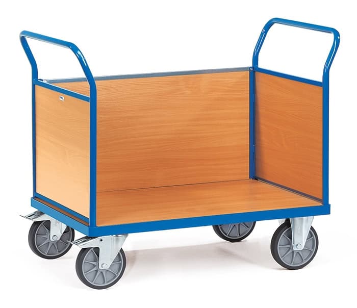 Chariot 3 ridelles bois