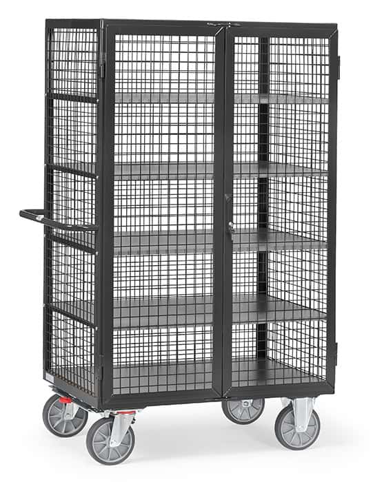 Chariot fermé 750 kg Gris Anthracite