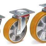 Roue pivotante à bandage polyuréthane