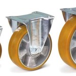 Roue fixe à bandage polyuréthane