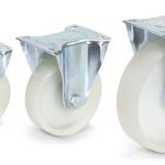Roue fixe à bandage polyamide