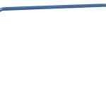 Tube cintré 9016 - hauteur 900 mm - accessoire -