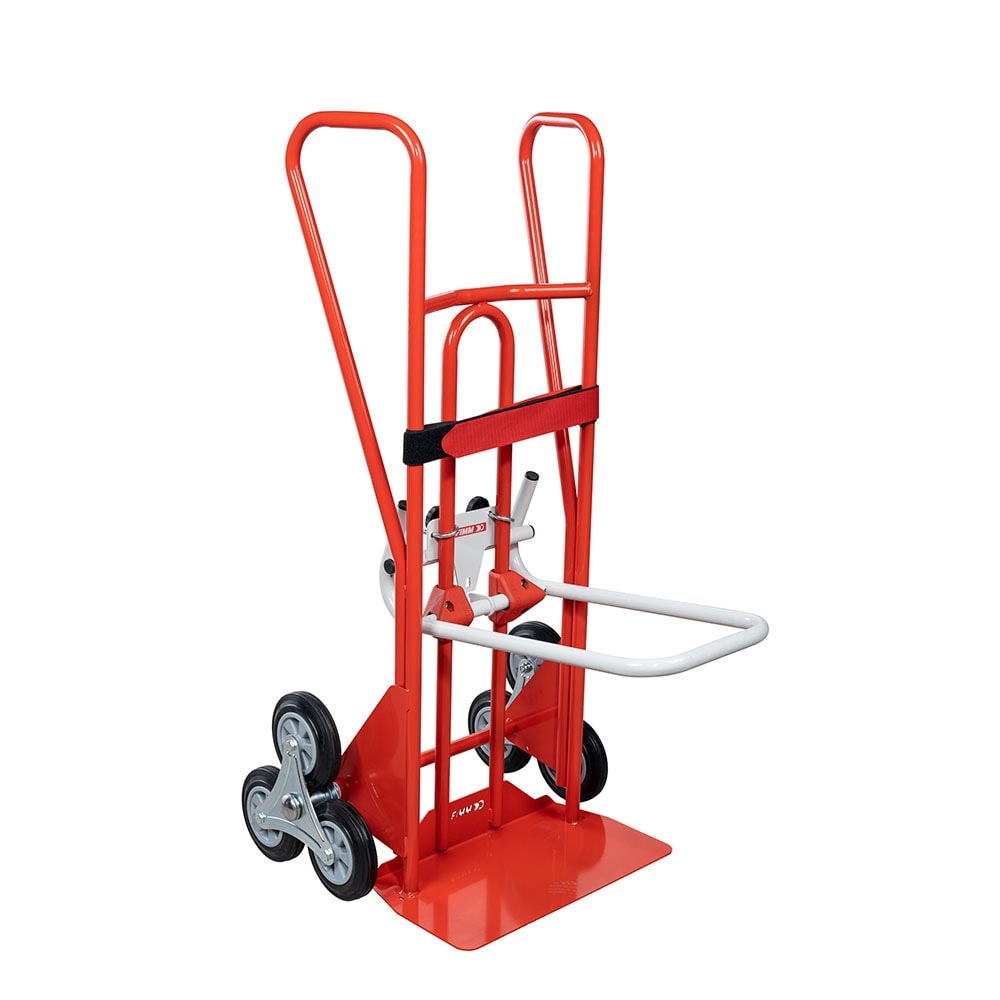 Diable porte-chaises bavette réglable poignées fermées roues étoile CC 250/70 kg