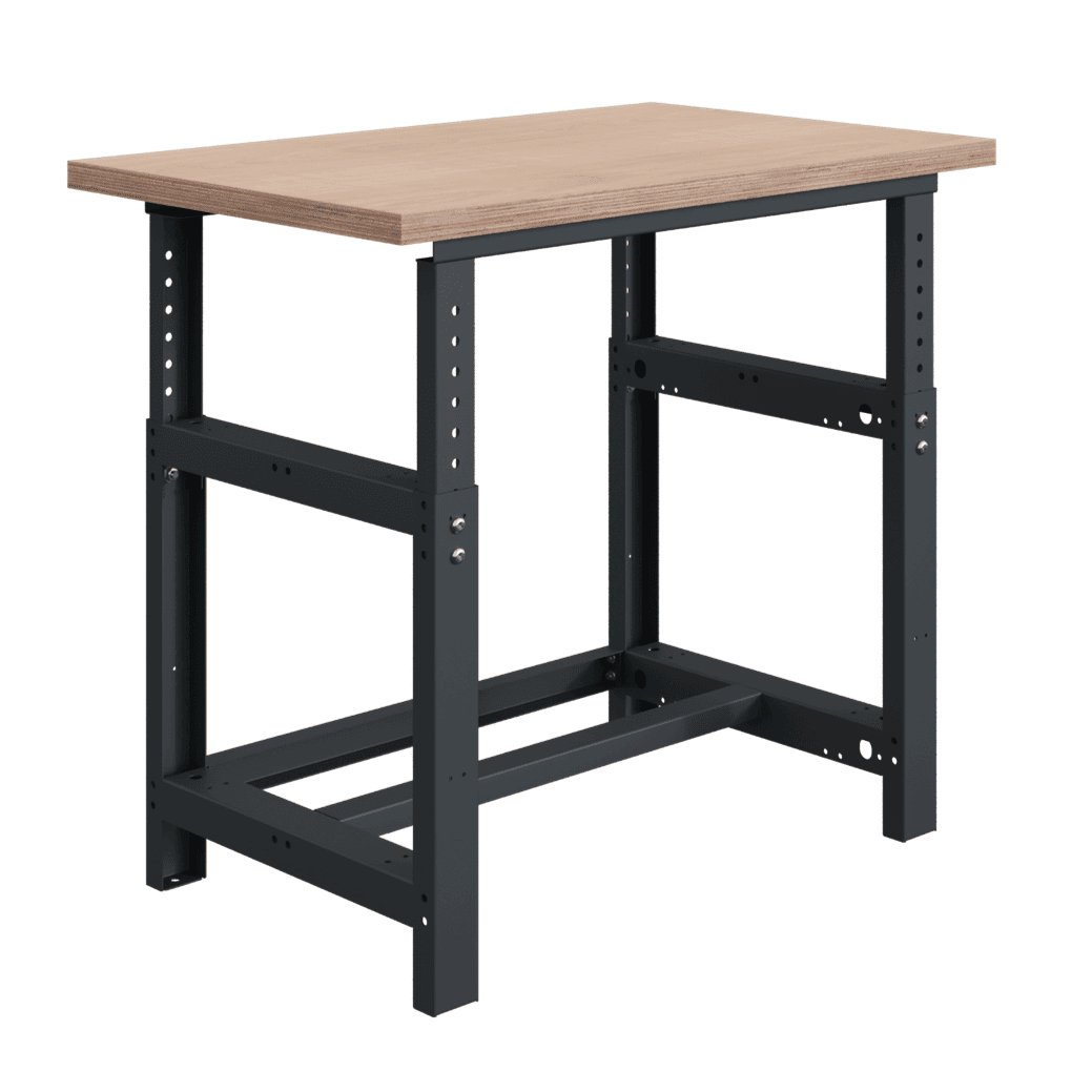 Etabli SI Crémaillère - Plateau Multiplis bois MH40 l2400 p1000 Départ – Image 2