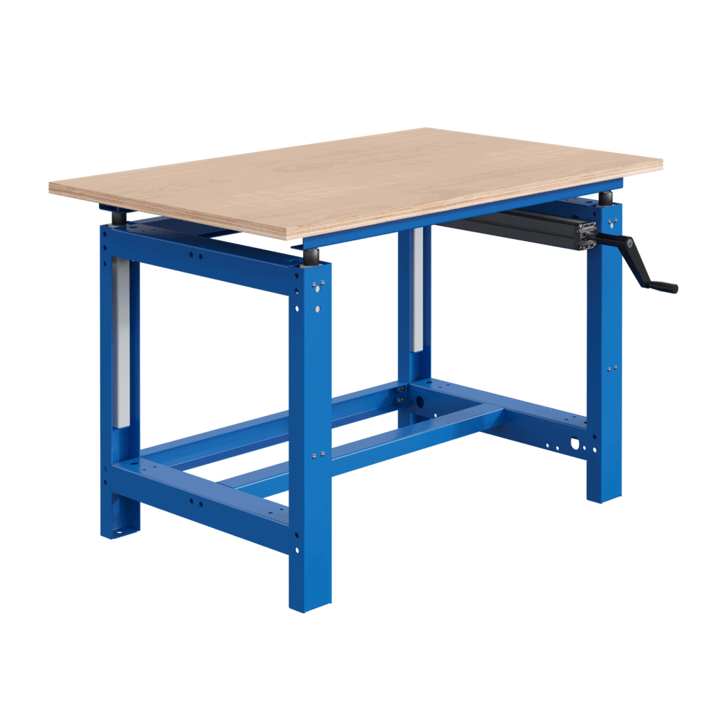 Etabli SI Manivelle - Plateau Multiplis bois MH24 l1800 p750 Départ