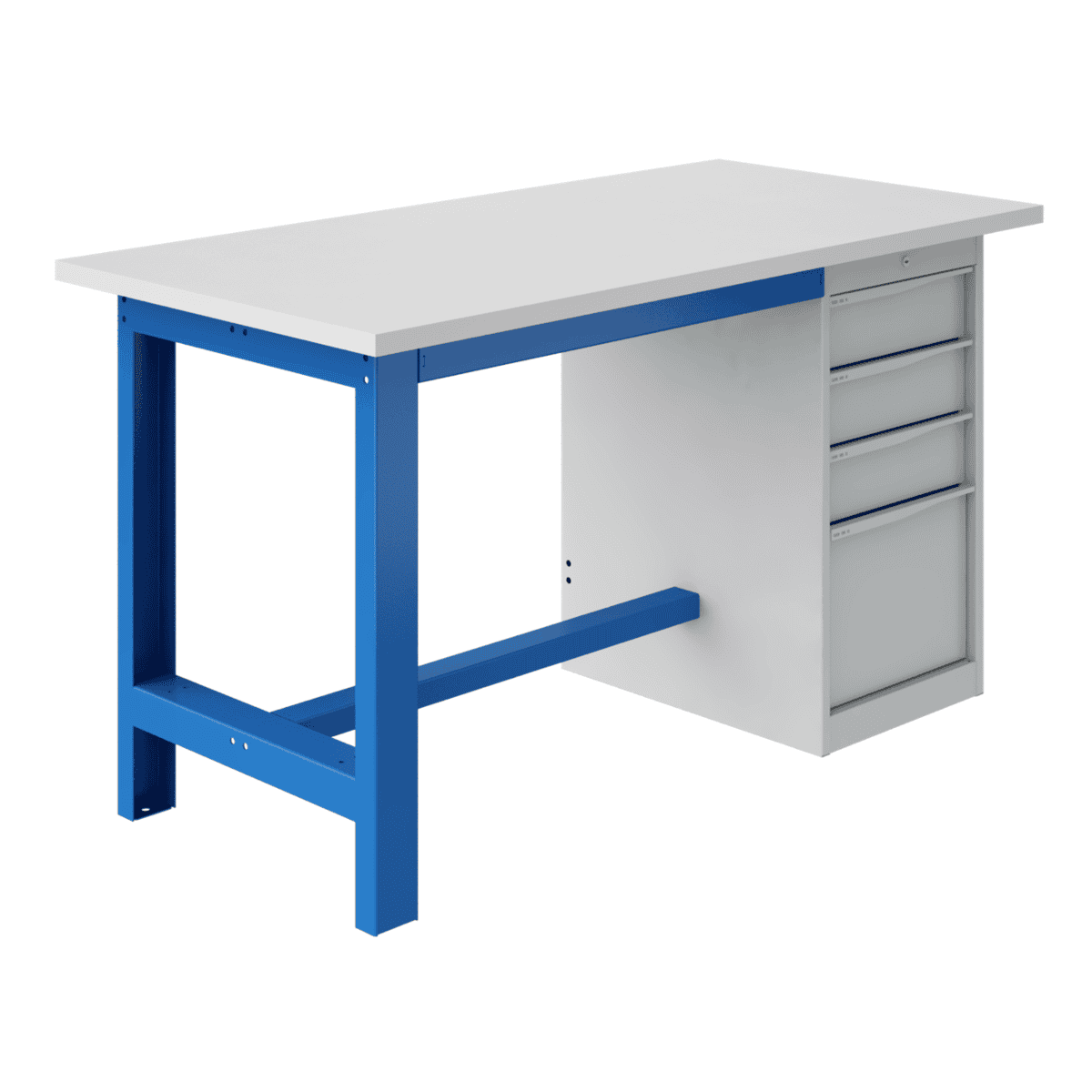 Etabli SI pour Coffre h675 Fixe - Plateau Stratifié STRAT30 l1500 p1000 Départ