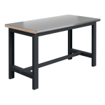 Etabli SI Fixe - Plateau Multiplis Inox INOX42 l1500 p750 Départ