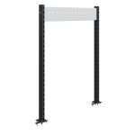 JEU 2 Montants SUPERSTRUCTURE AVEC TRAVERSE L865 H1200