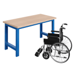 Etabli SI PMR Fixe - Plateau Multiplis bois MH24 l1200 p750 h784 Départ