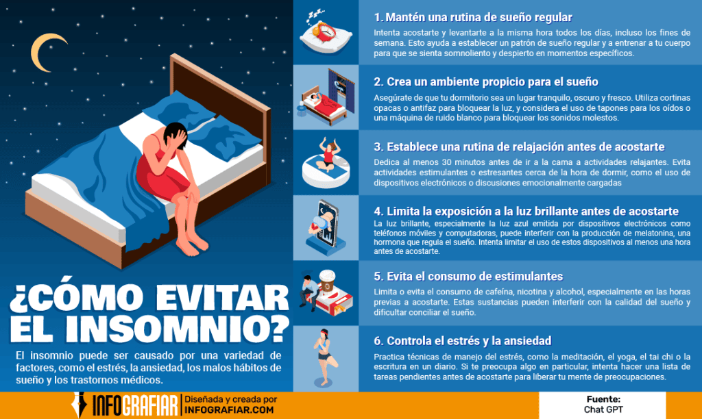 Cómo evitar el insomnio