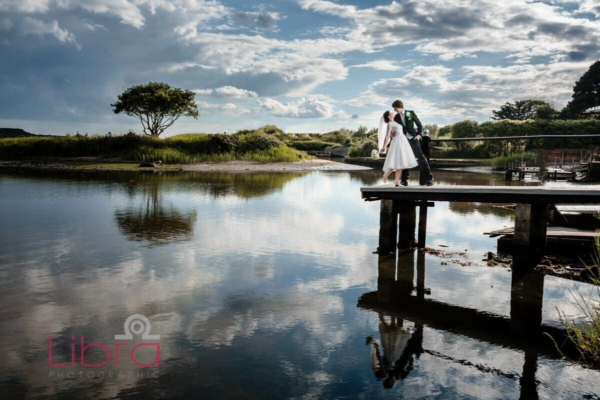 Christchurch harbour hotel wedding photographer