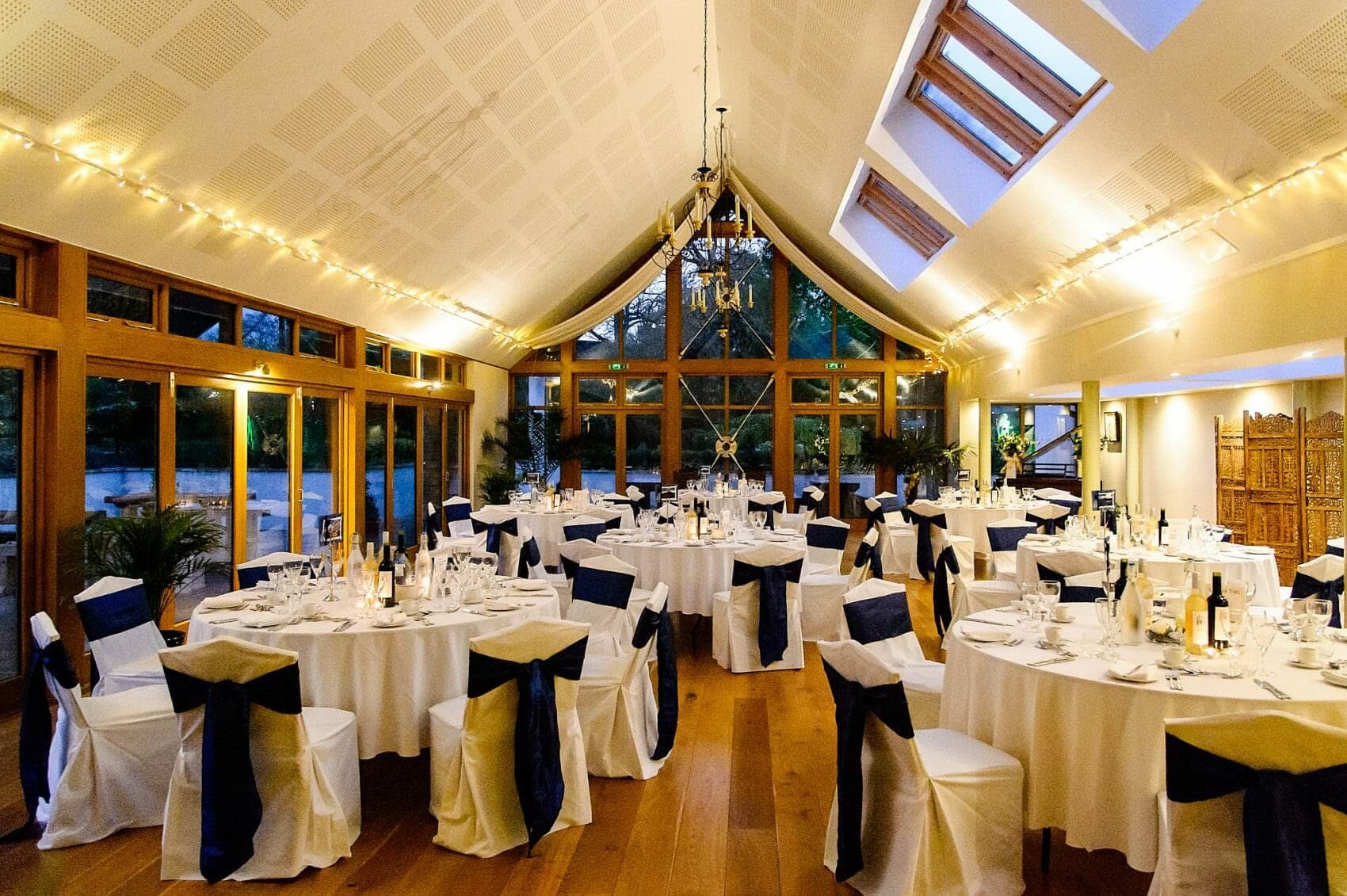 Larmer Tree wedding ceremony room