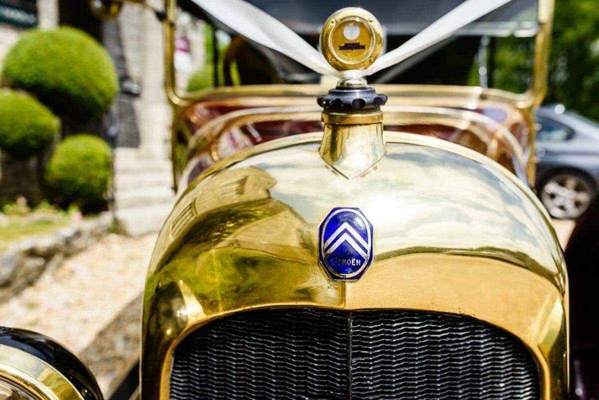 Vintage Citroen wedding car