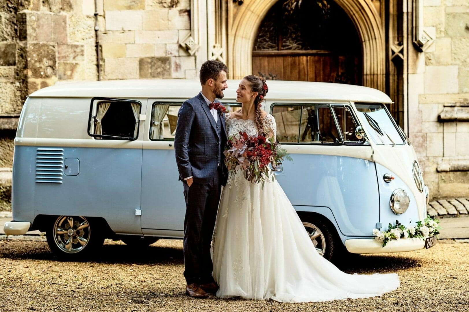 Split Screen wedding campervan by Dorset Dubhire