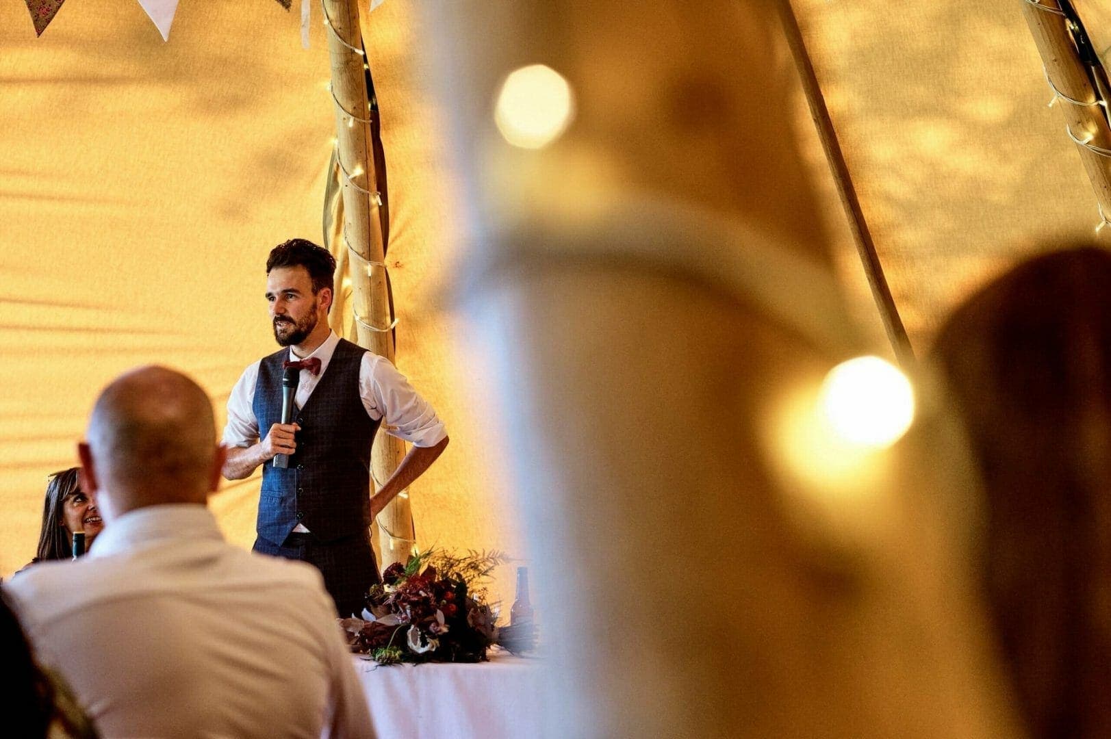 Tipi wedding photography in Dorset