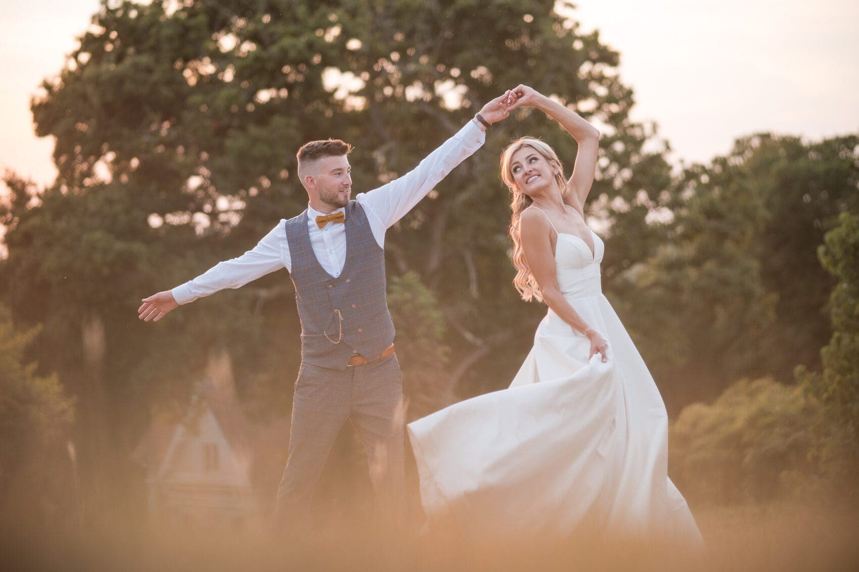 Hale Park Wedding in the Golden hour