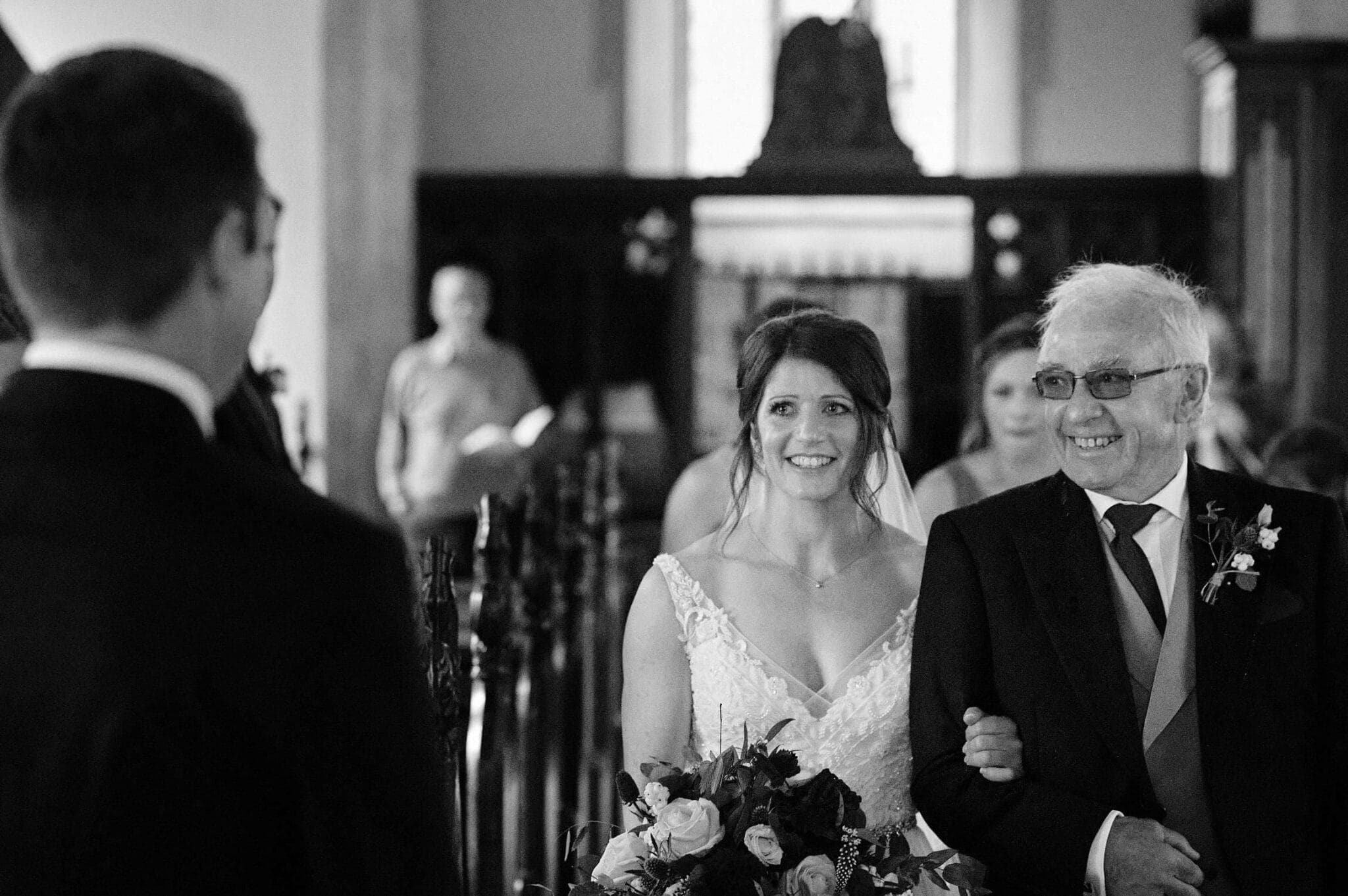 Bride sees Groom at Brownsea Island wedding