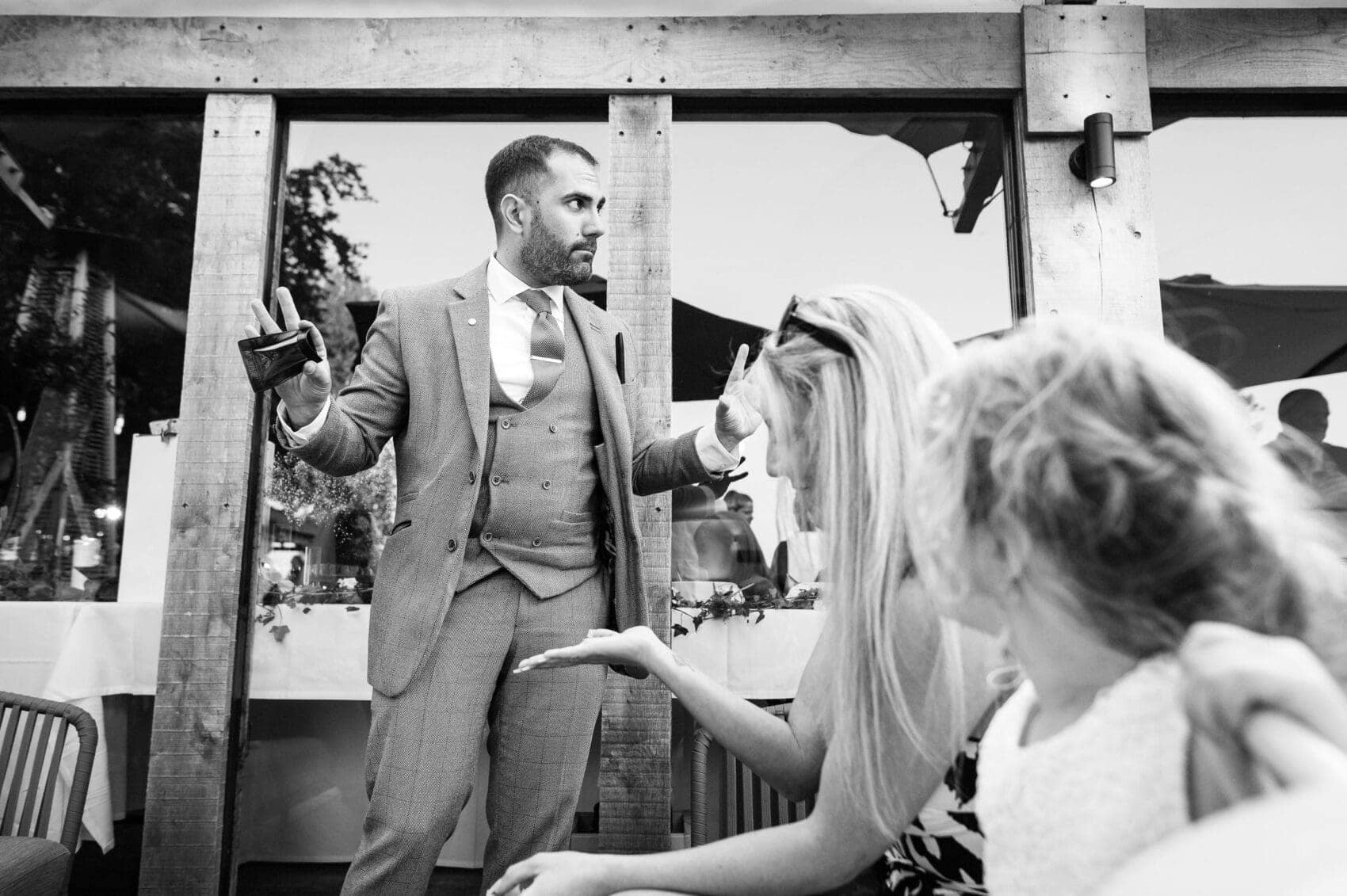 Magic by Alfie at Abbots Court wedding